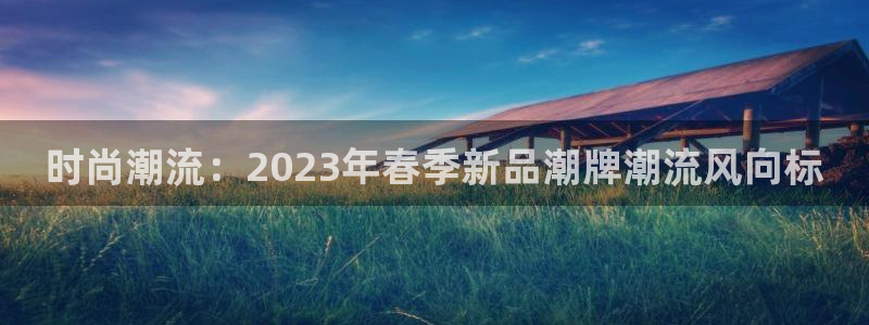 欧亿体育官方正版app新能源：时尚潮流：2023年春季新品潮