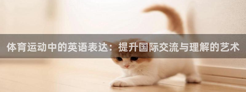 欧亿体育官方正版app娱乐下载：体育运动中的英语表达：提升国
